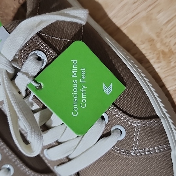 Sz 10 Cariuma Burnt Sand Canvas Thread Sneaker - Picture 4 of 11